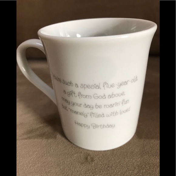 Vintage 1986 Precious Moments 5th Birthday Mug - Picture 2 of 3